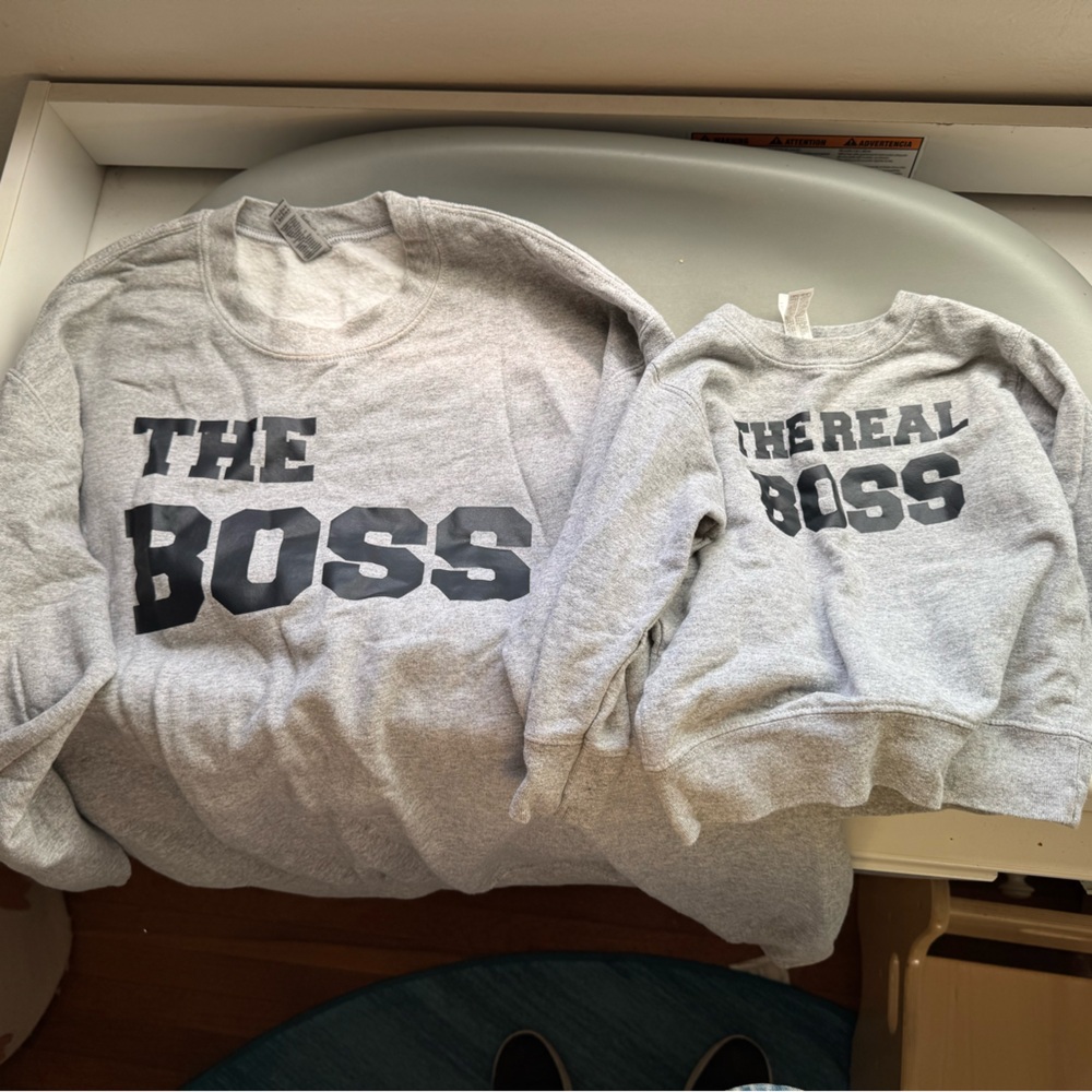 Mommy and baby sweatshirts
